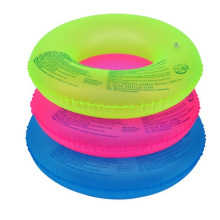 Bague de bain fluorescente, tours gonflables adultes de natation, anneau gonflable bon marché de natation